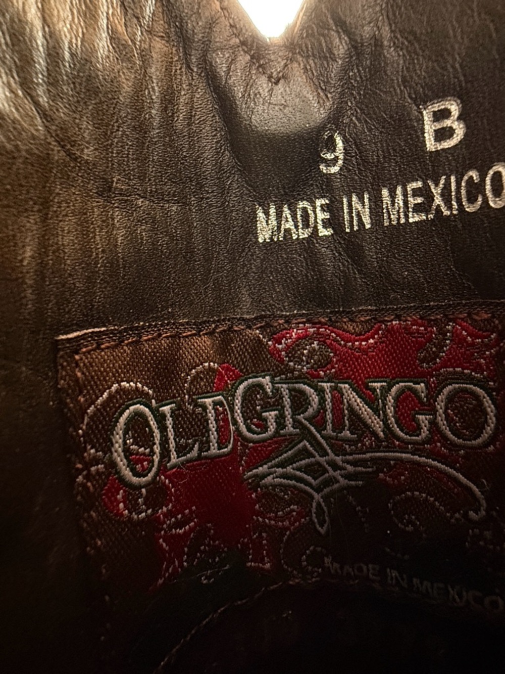 Old Gringo size 9 - Picture 7 of 7